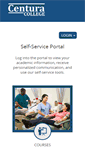 Mobile Screenshot of portal.centura.edu